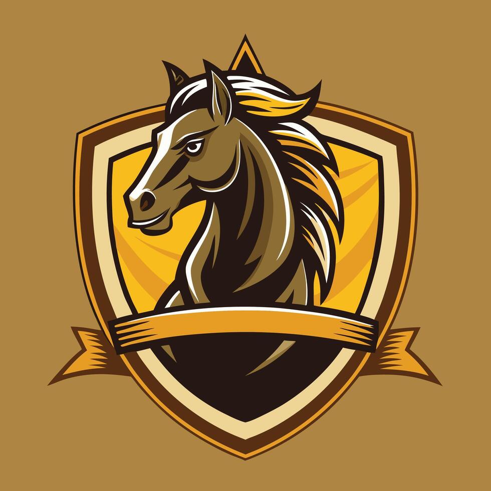 horse head logo, emblem, mascot, emblem, emblem design, emblem, emblem design, emblem vector