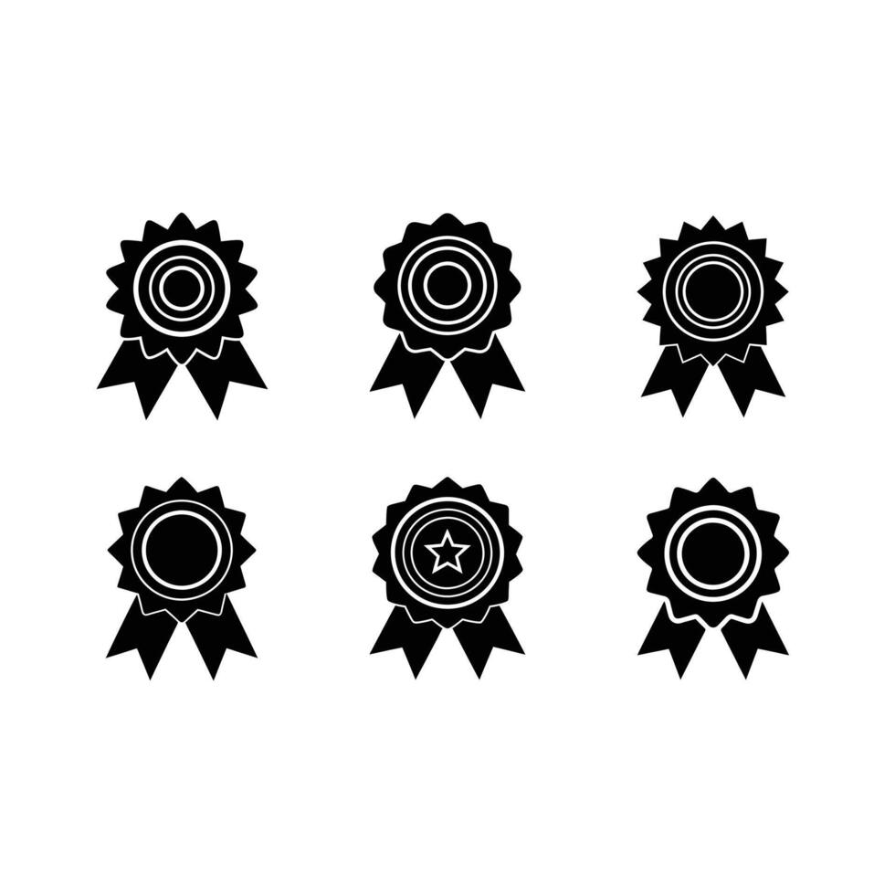 Premium Quality Rosette Design and Linocut Silhouette Art vector