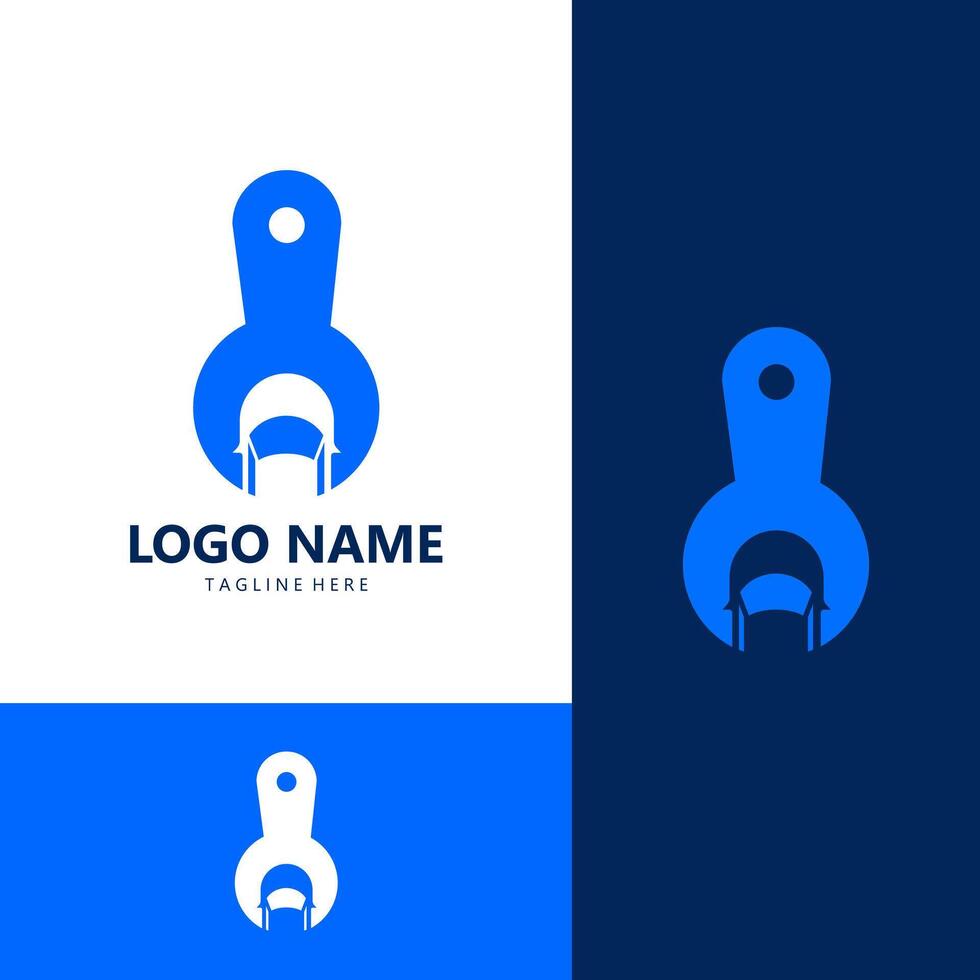 car repair logo design vector