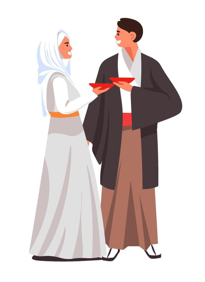 Japanese Tea Ceremony Illustration vector