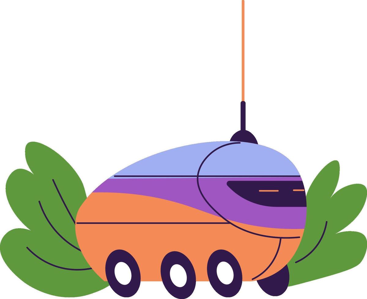 Futuristic Robot Vehicle Art vector
