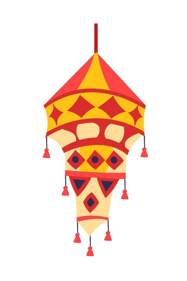 Decorative Lantern Illustration isolated vector