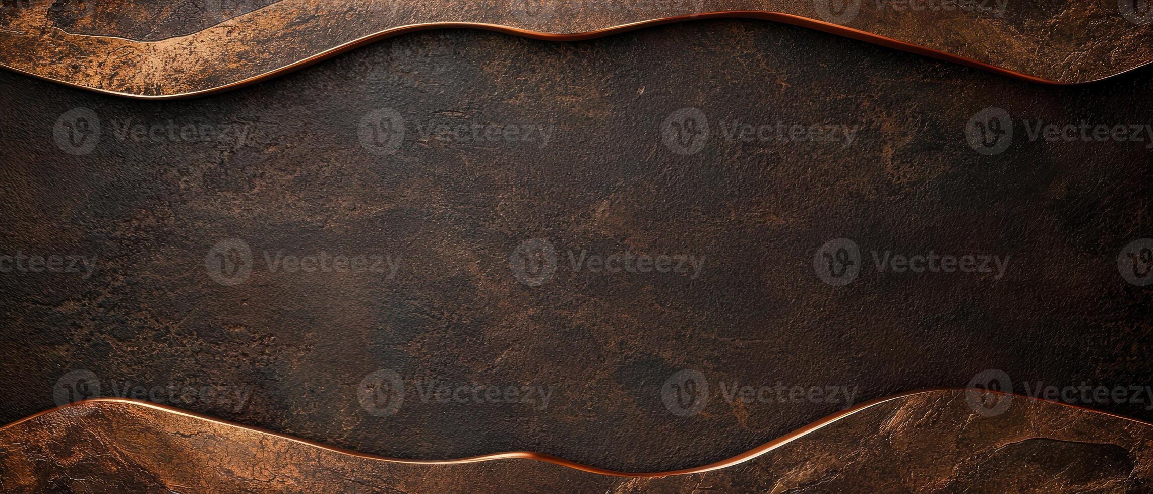 Rustic grunge textured background with copper accents photo