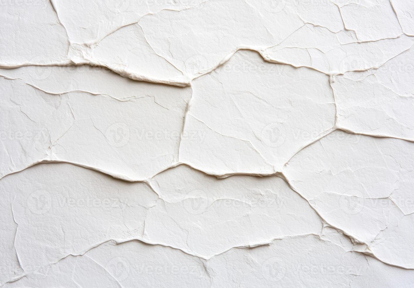 Cracked white concrete wall texture background photo