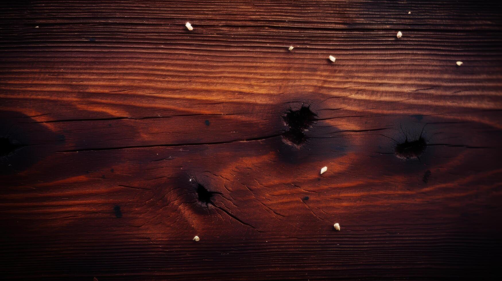 Rustic wooden texture with knots and cracks photo