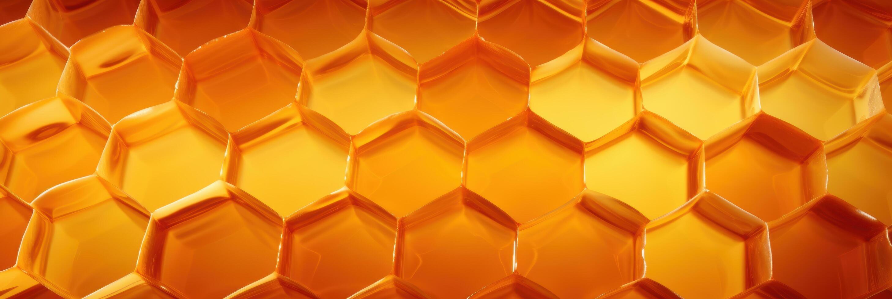 Vibrant honeycomb pattern photo