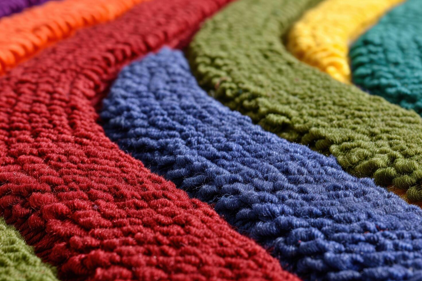 Colorful knitted fabric textures photo