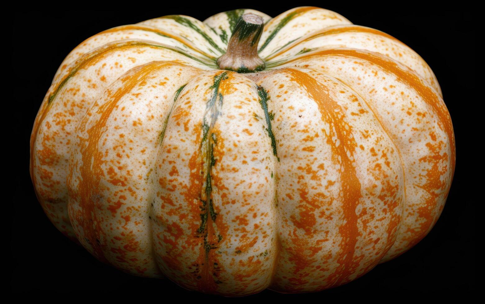 Closeup of an ornate pumpkin photo