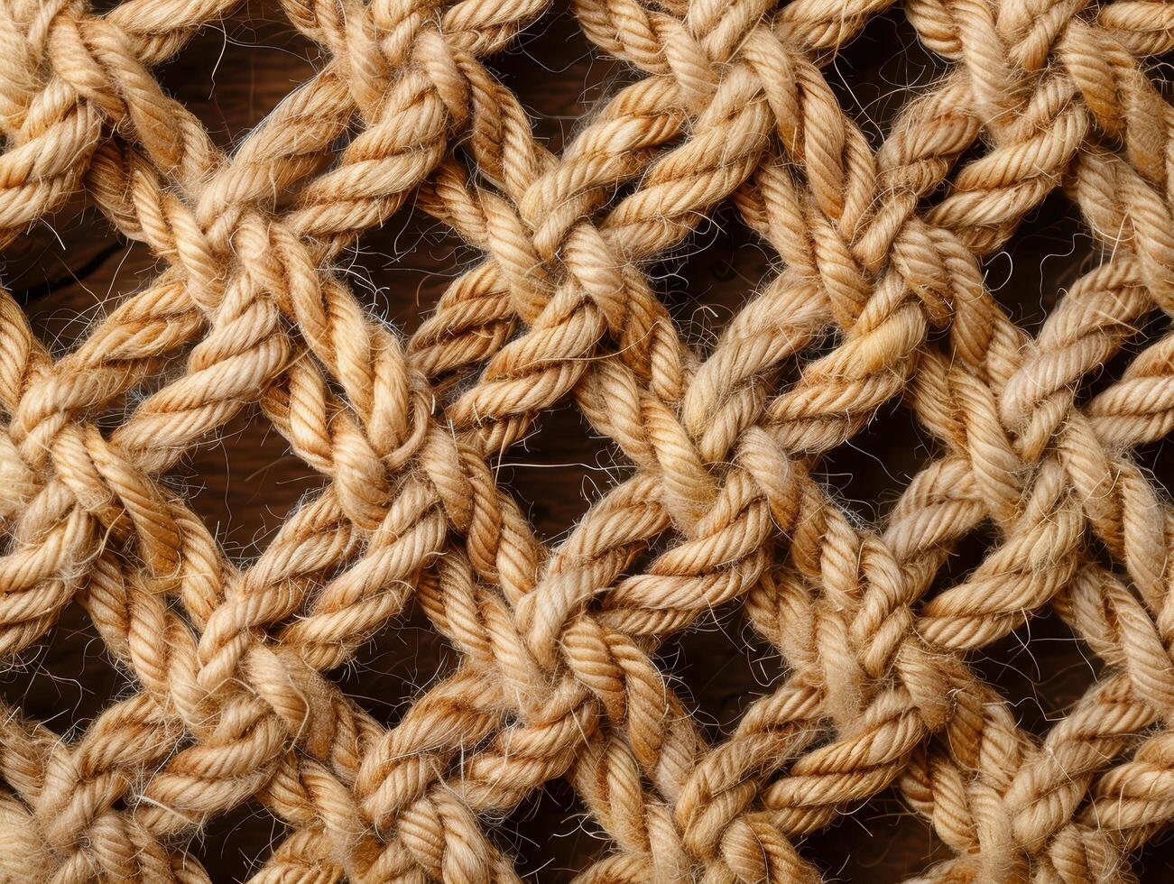Intricate rope pattern photo