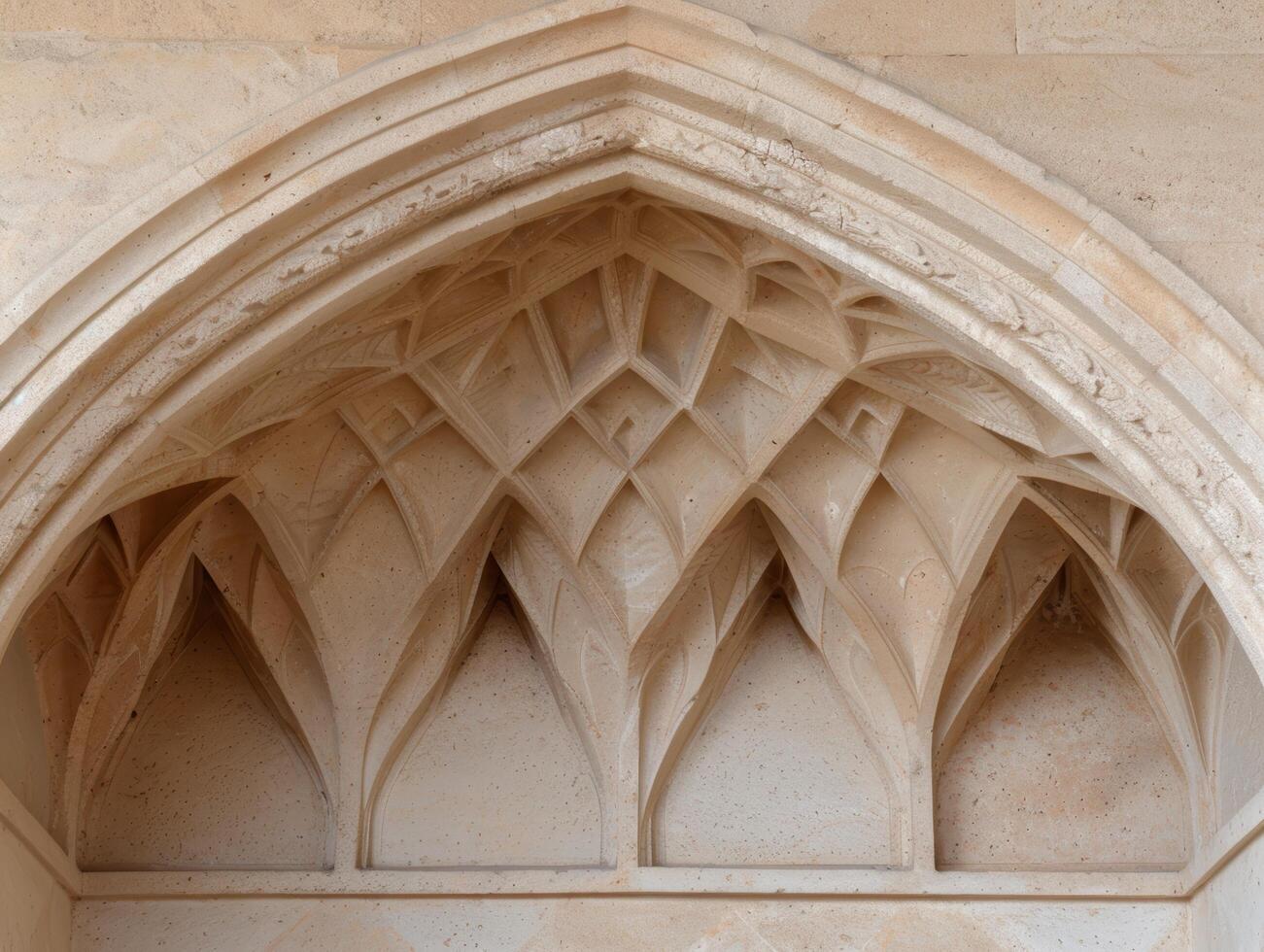Intricate architectural details of a historic building photo
