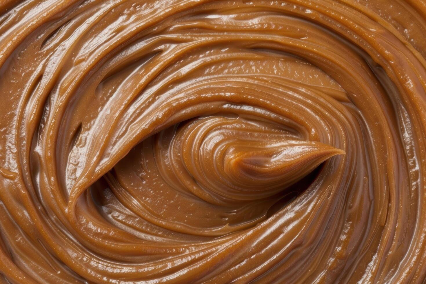 Smooth and creamy peanut butter swirl photo