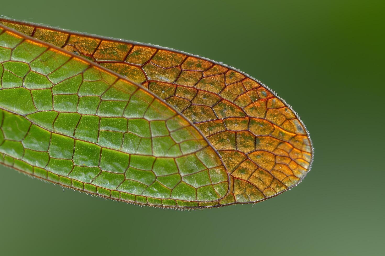 Detailed view of a dragonfly wing photo