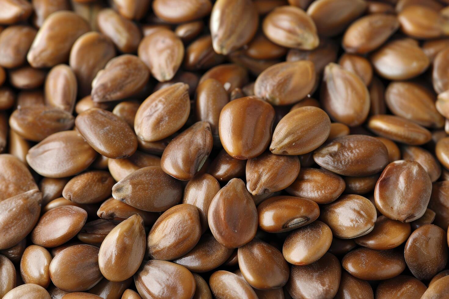 Close up of roasted coffee beans photo