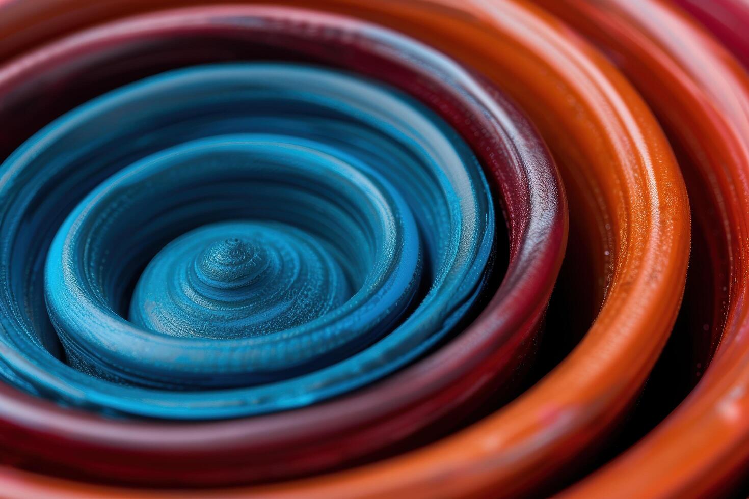 Colorful abstract spiral pattern photo