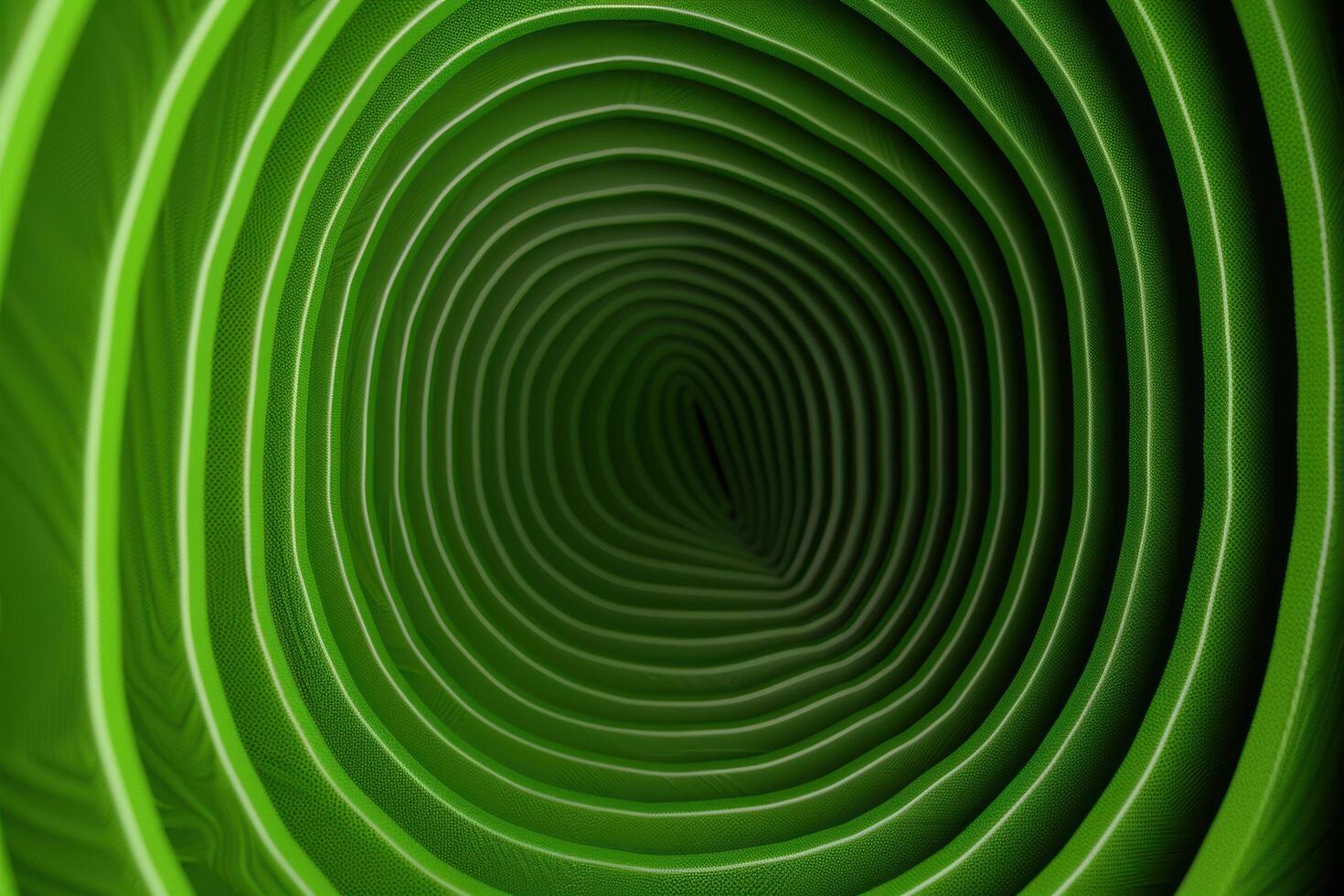 Mesmerizing spiral pattern in vibrant green photo