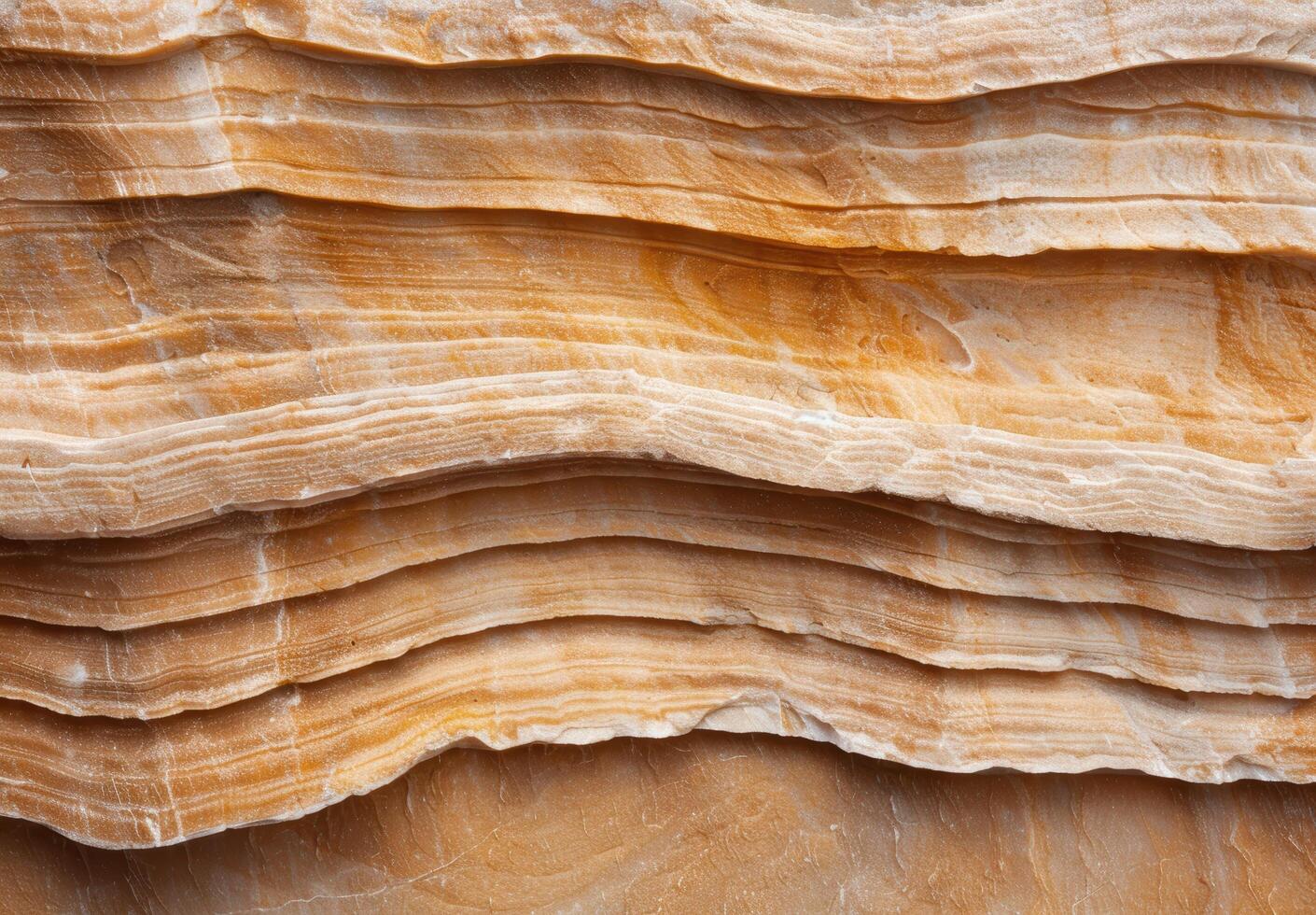 Layered sandstone rock formation texture photo