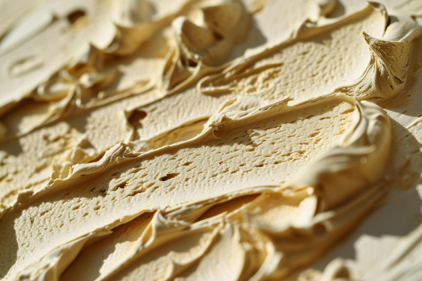 Creamy peanut butter texture photo