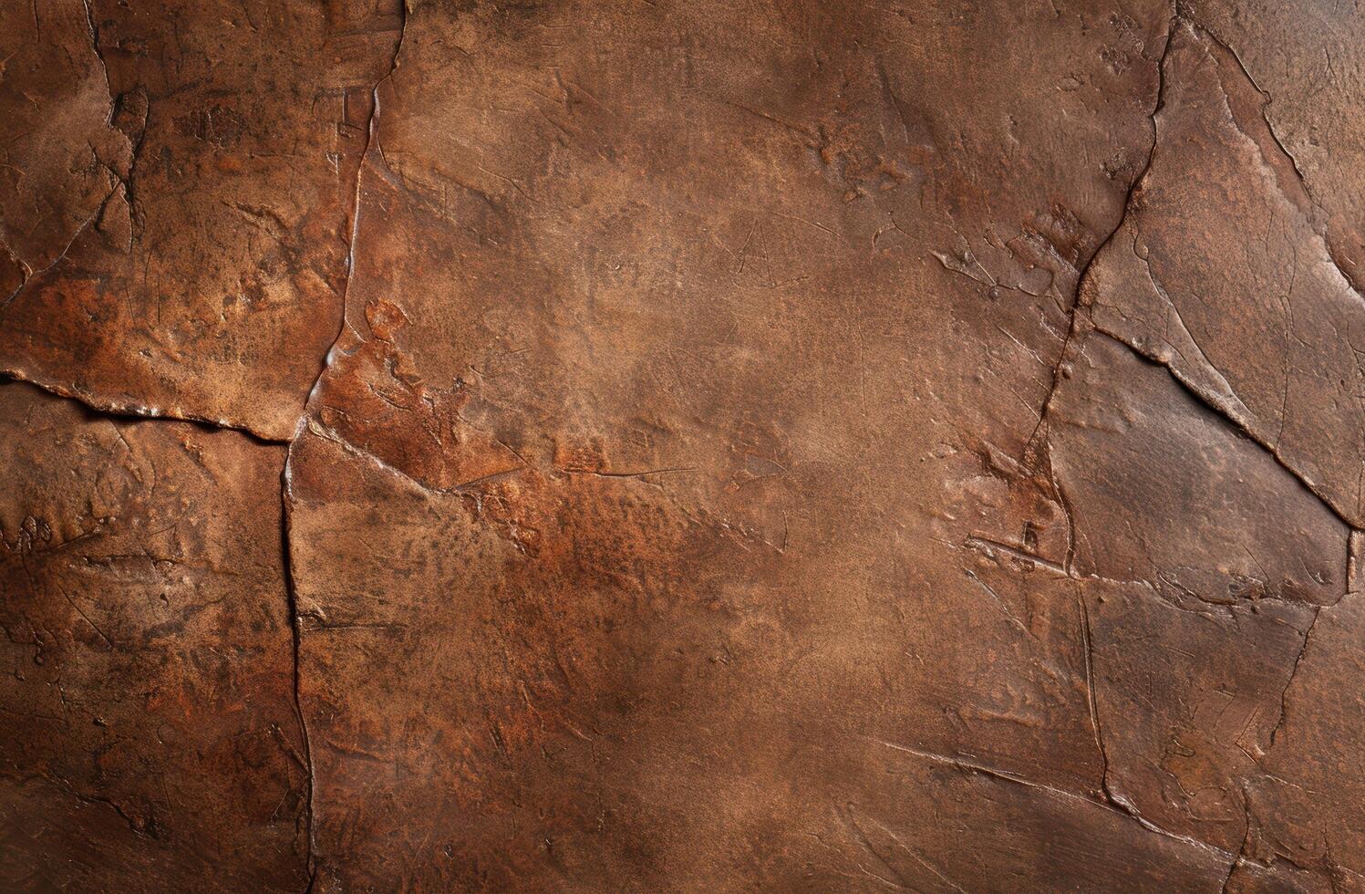 Textured brown stone surface photo