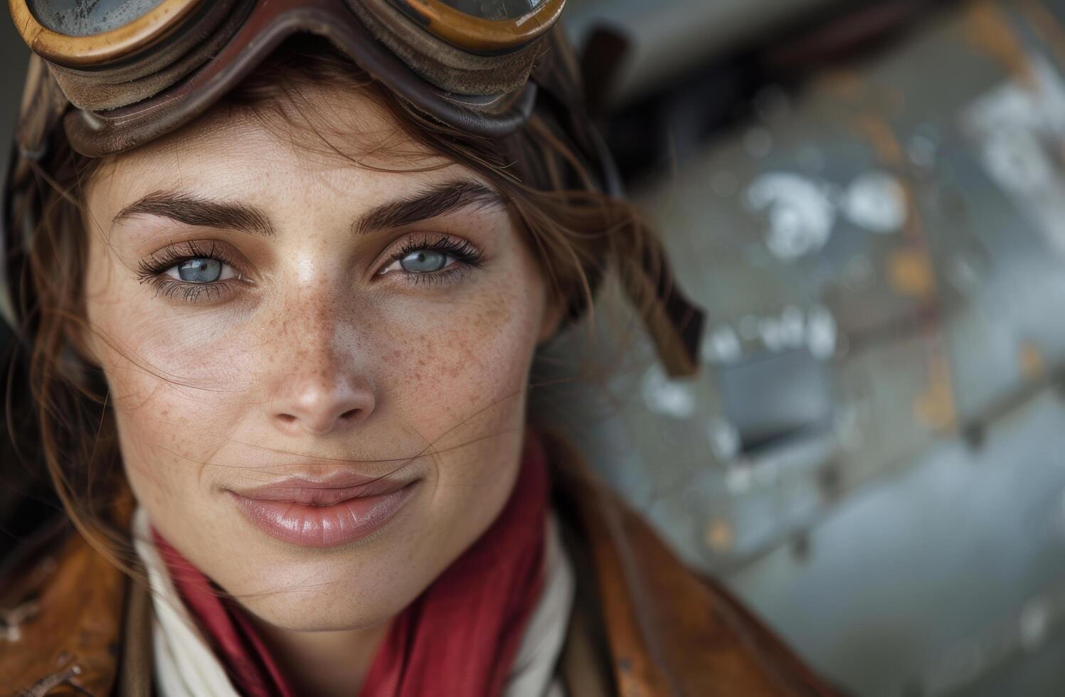 Adventurous woman in winter gear photo