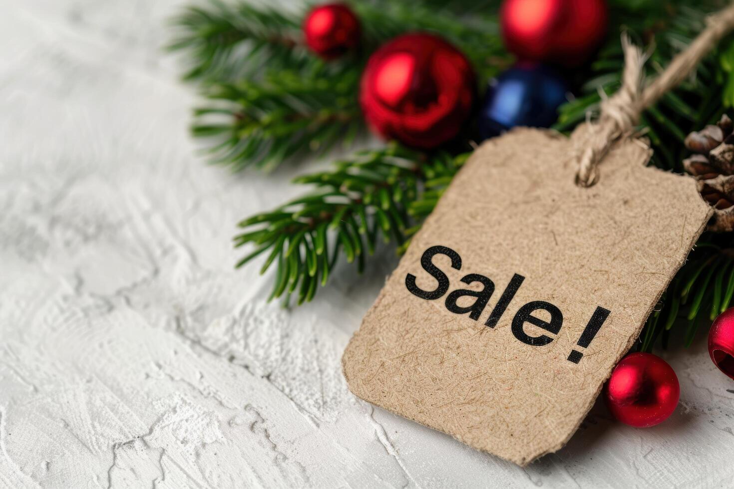 Christmas sale and holiday shopping concept photo