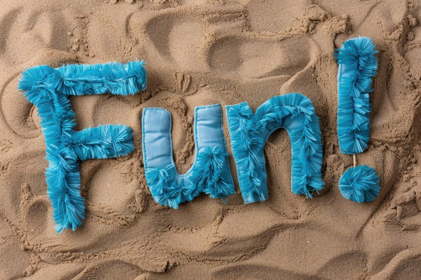 Fun in the sand photo