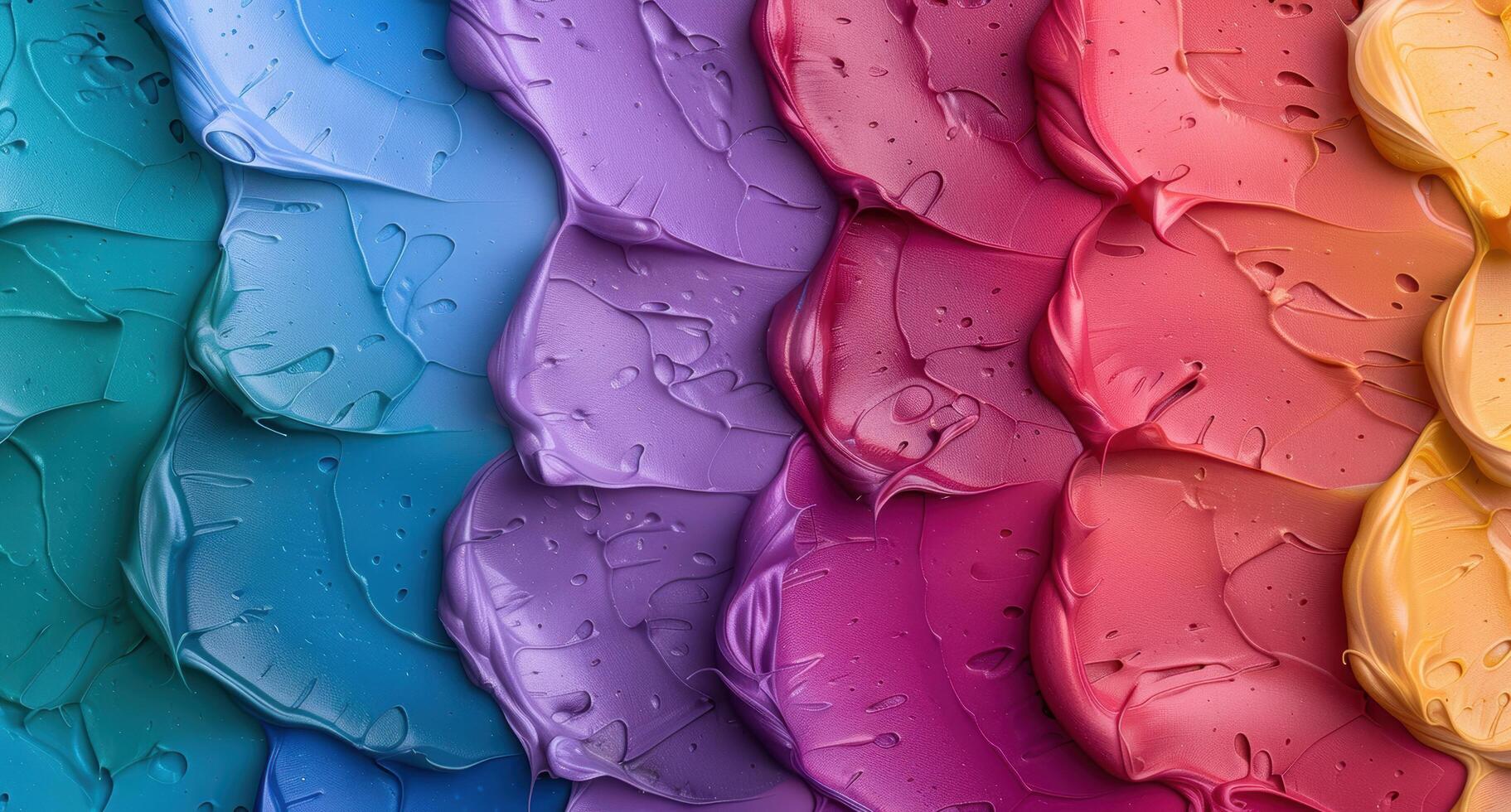 Vibrant abstract acrylic paint texture background photo