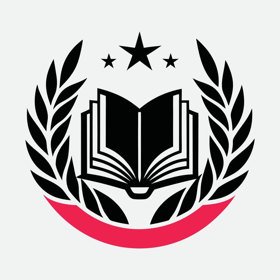 Book Line Drawing Icon Clean and Minimalist Design for Education Projects. vector