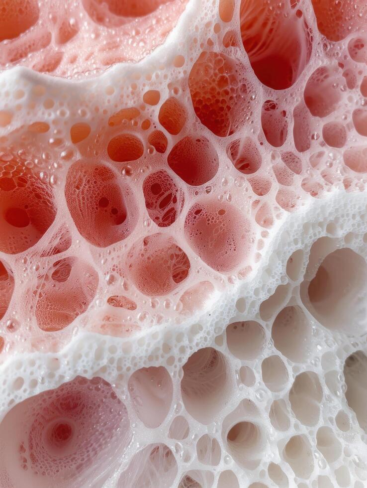 Vibrant abstract cellular pattern photo