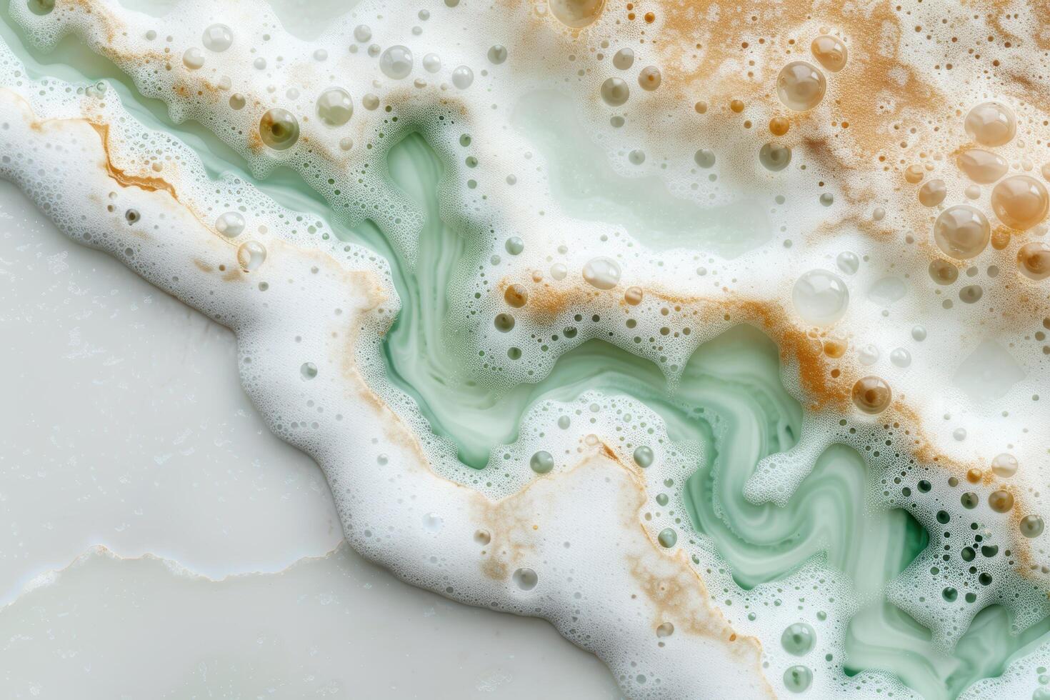 Abstract foam and bubble texture background photo