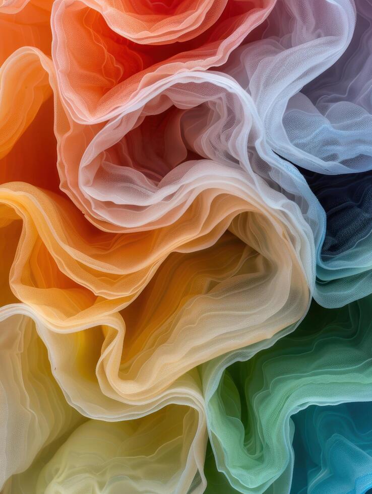 Vibrant floral abstract photo
