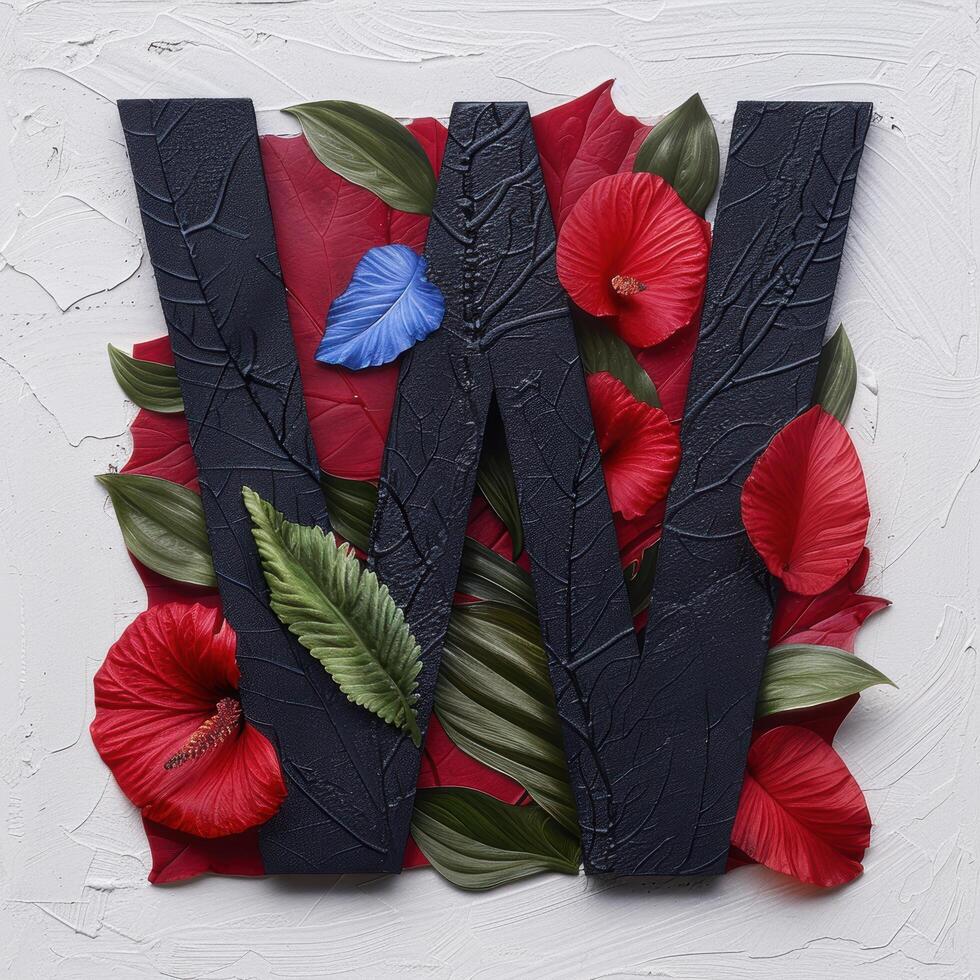 vibrant tropical floral arrangement photo