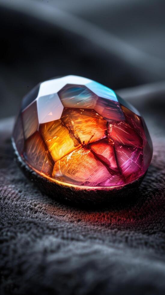 Vibrant Gemstone Closeup photo