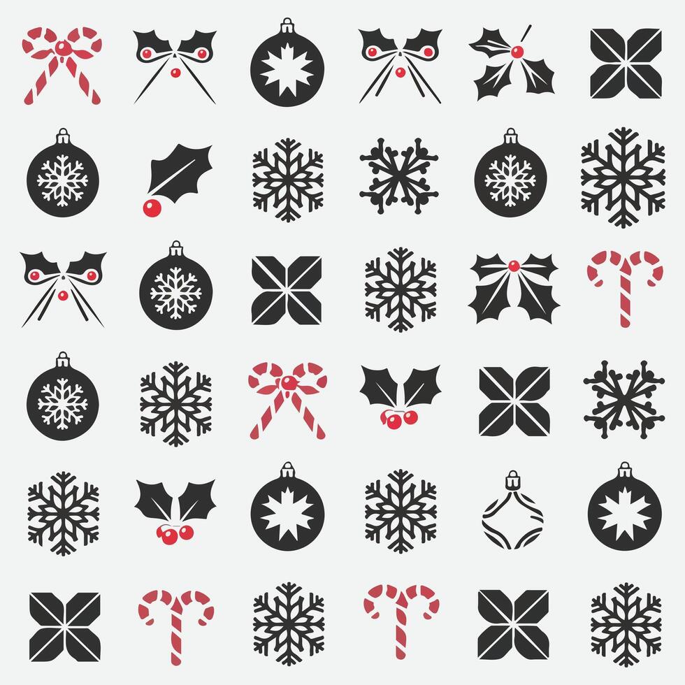 Festive Ornament Design Elements Pack vector