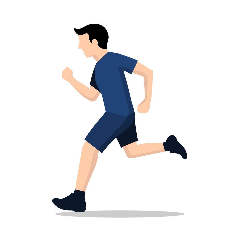 Man Jogging Design Illustration vector
