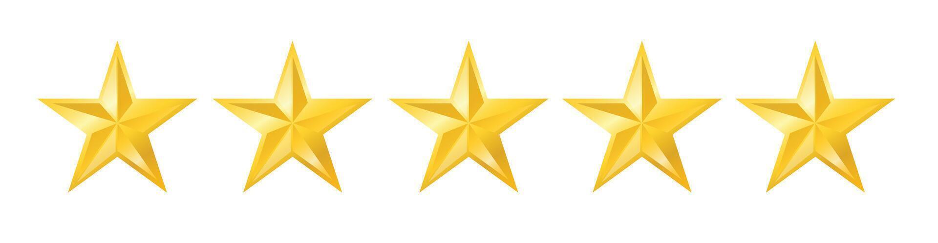 Shiny Golden Star vector