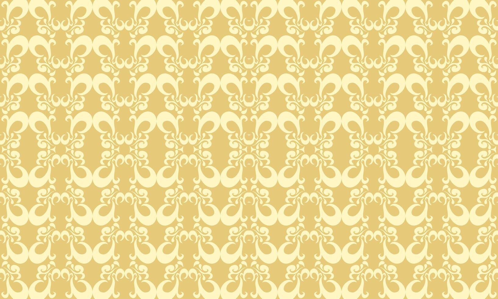 Hand drawn vintage floral pattern vector