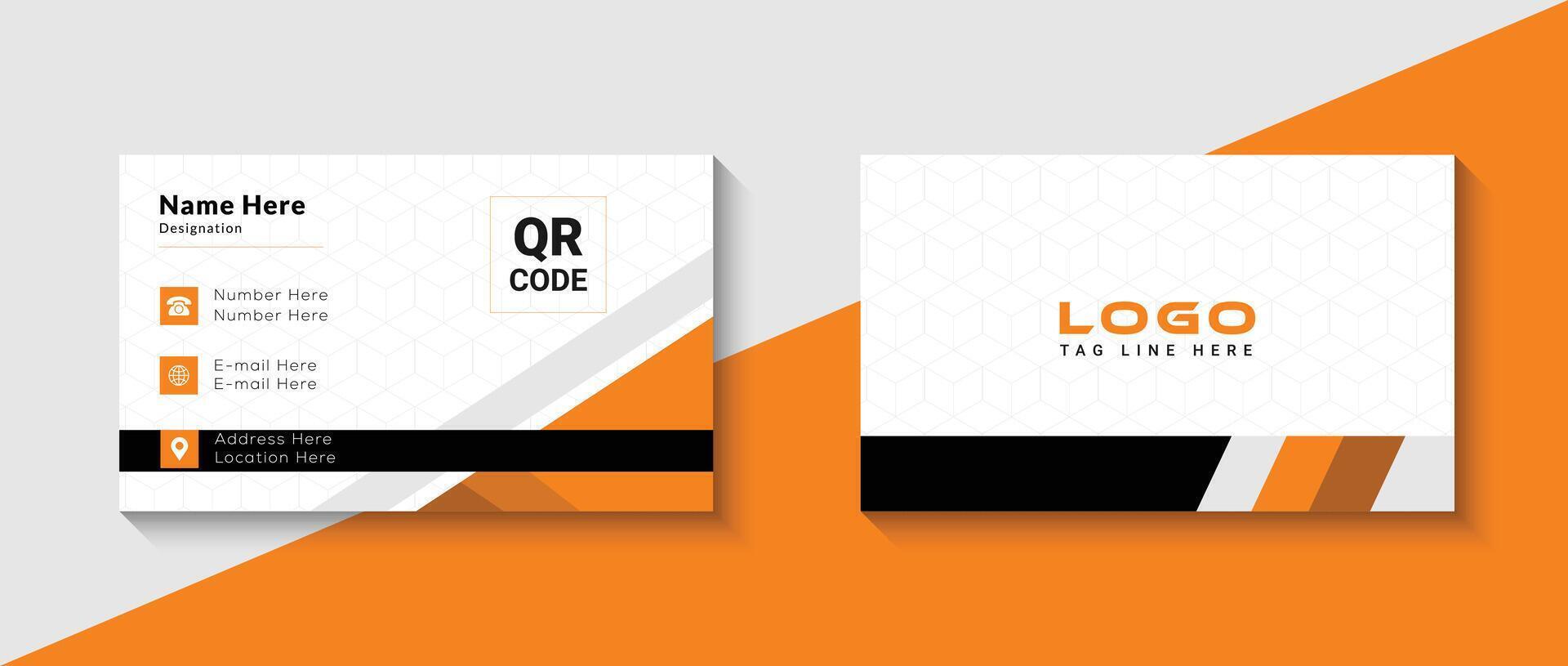 Business Card Design Template vector