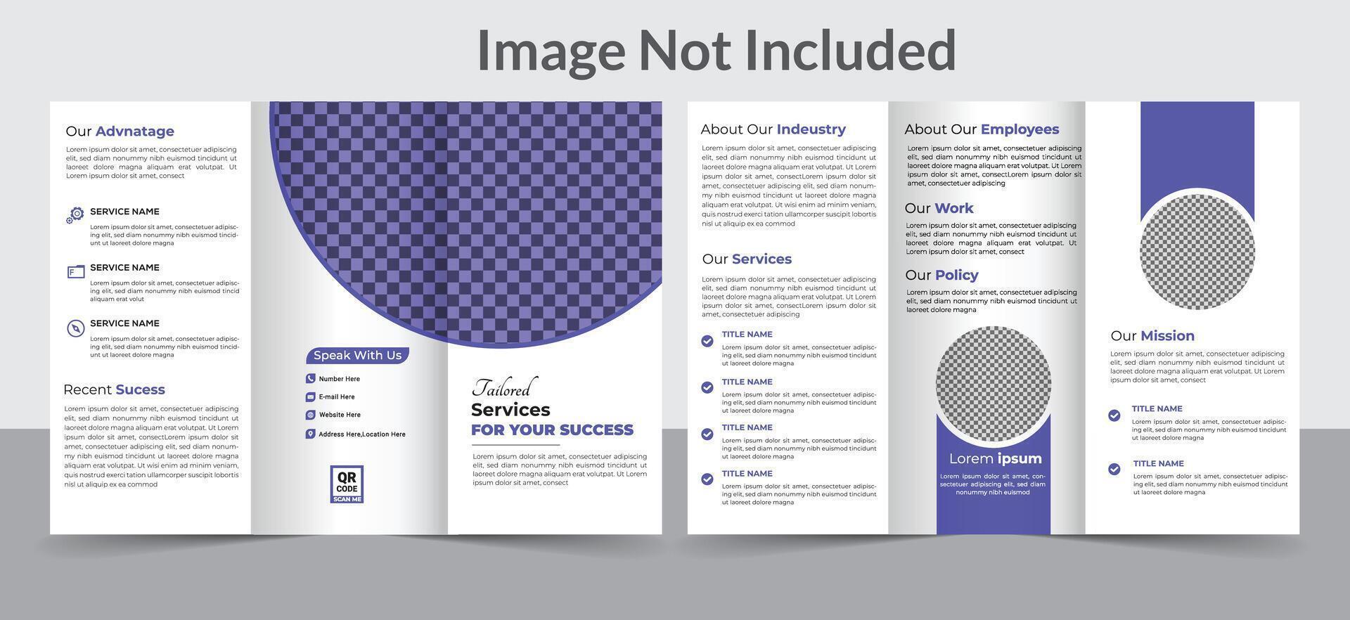 brochure design templates vector