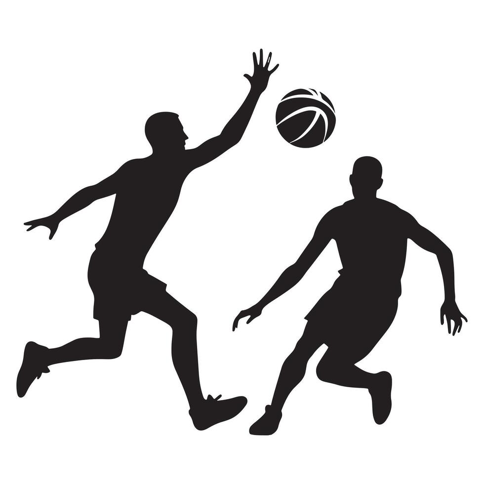 Skilled Basketball Dribbling by Athlete on Court Displaying Speed and Precision in Athletic Performance vector