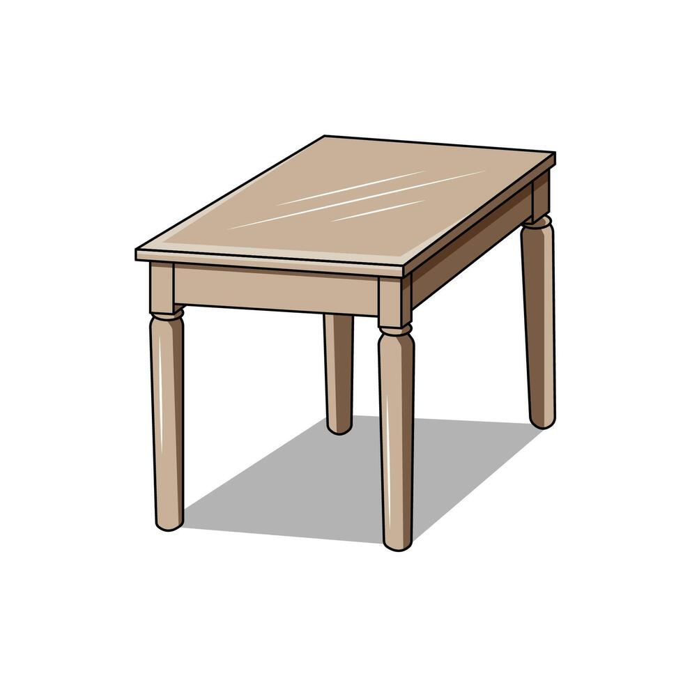 The Illustration of Decoration Desk vector