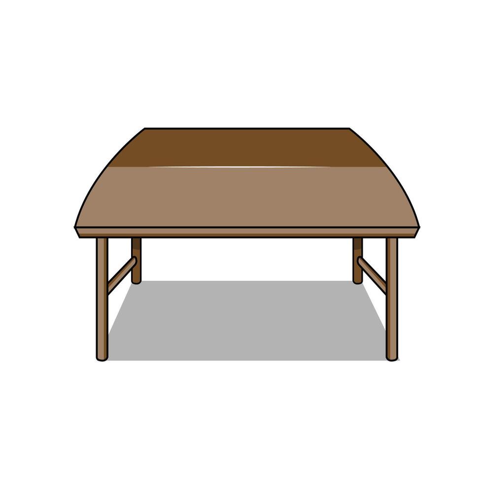 The Illustration of Relax Table vector