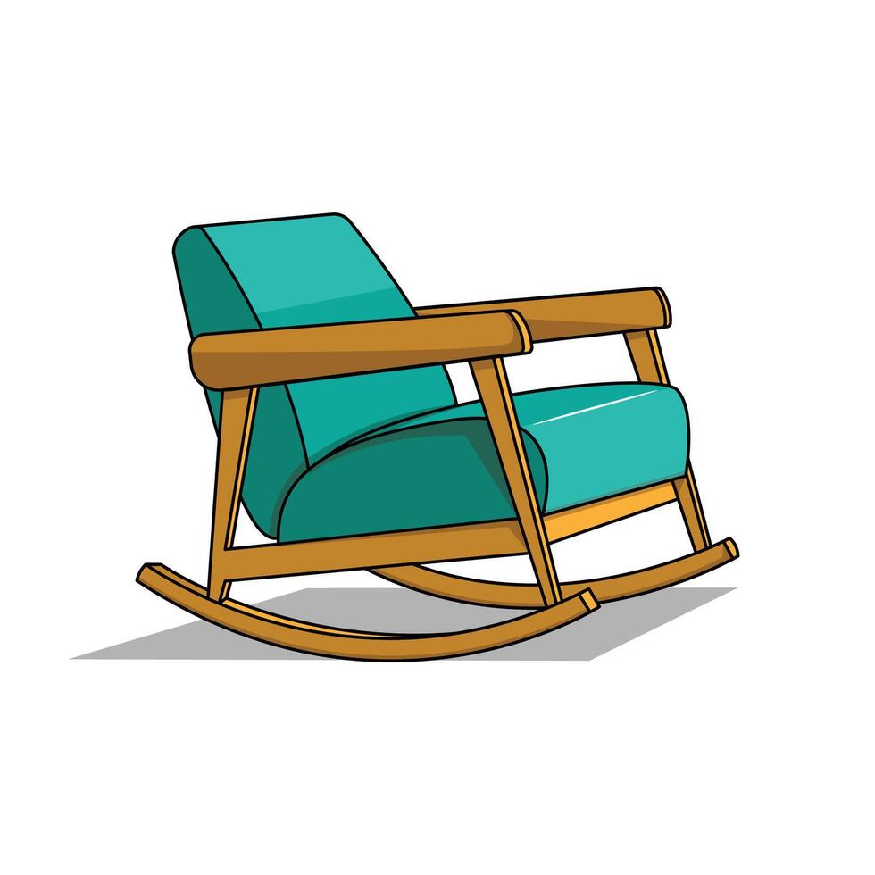The Illustration of Comfort Old Man Chair vector