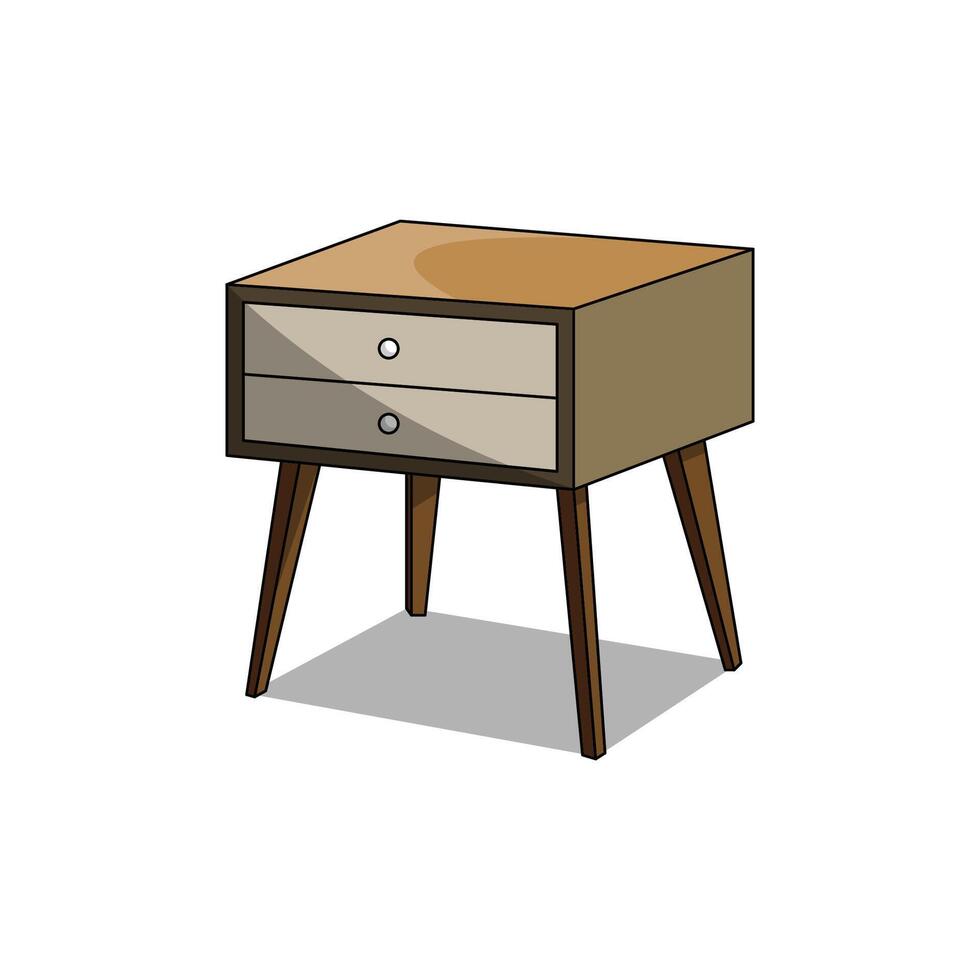 The Illustration of Hotel Desk vector