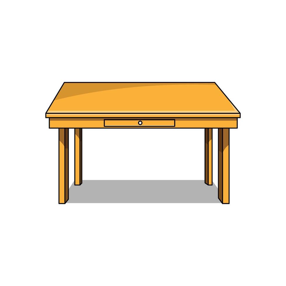 The Illustration of Principal Desk vector