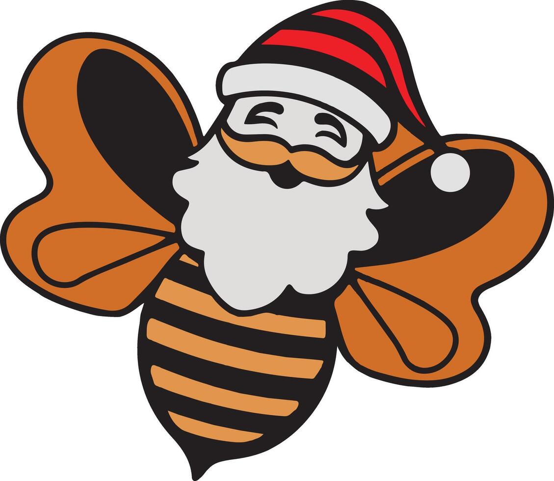 bee clipart, isolated illustration vector
