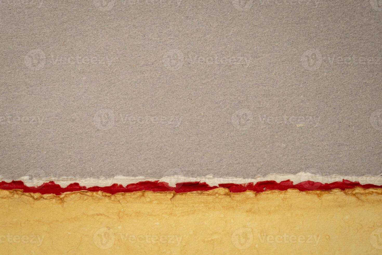 abstract landscape in pastel tones, a collection of handmade art papers photo