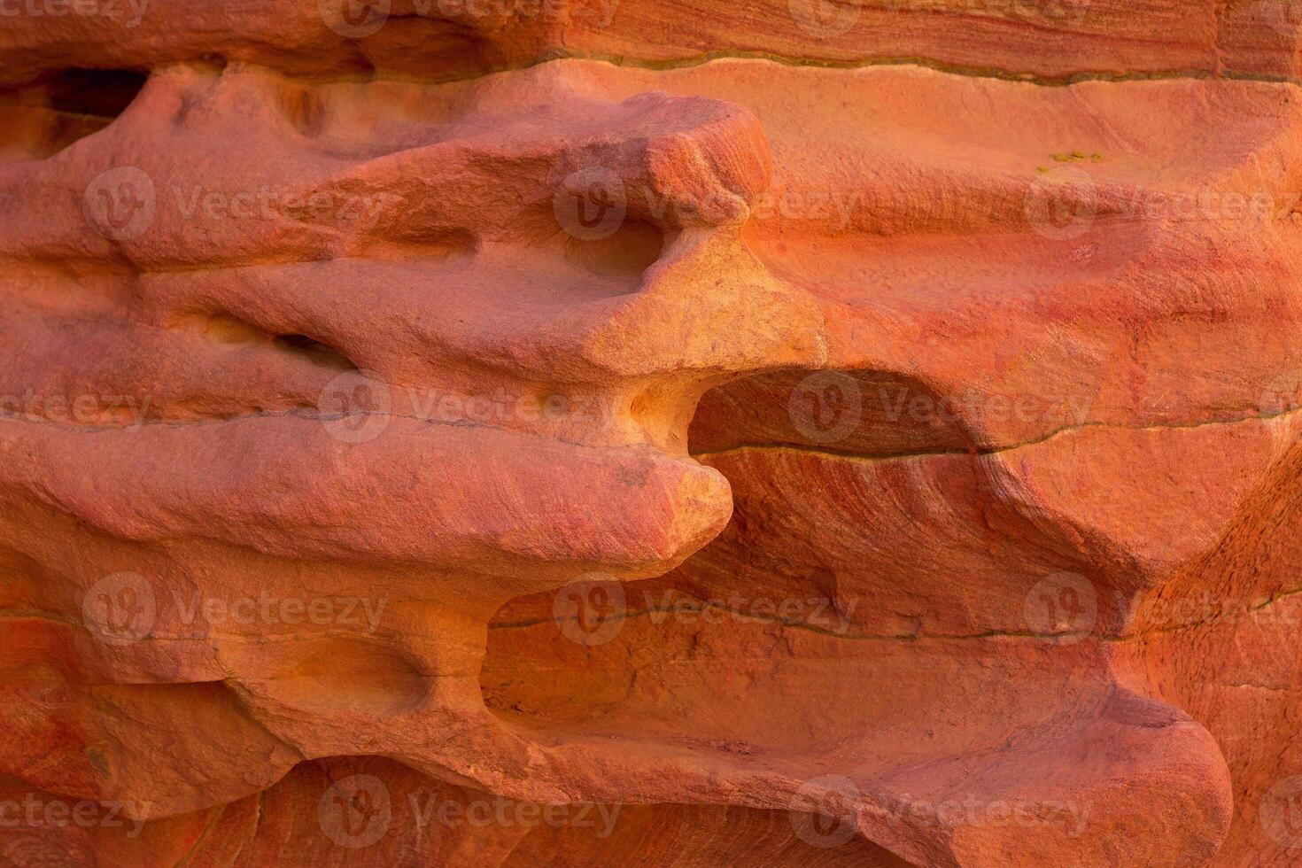 Coloured Canyon is a rock formation on South Sinai peninsula. Desert rocks of multicolored sandstone background. photo