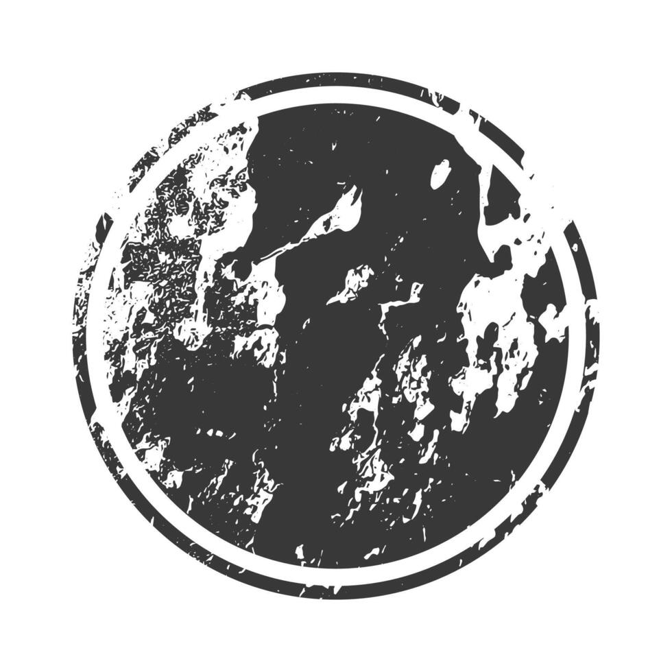Grunge circle Stamp vector