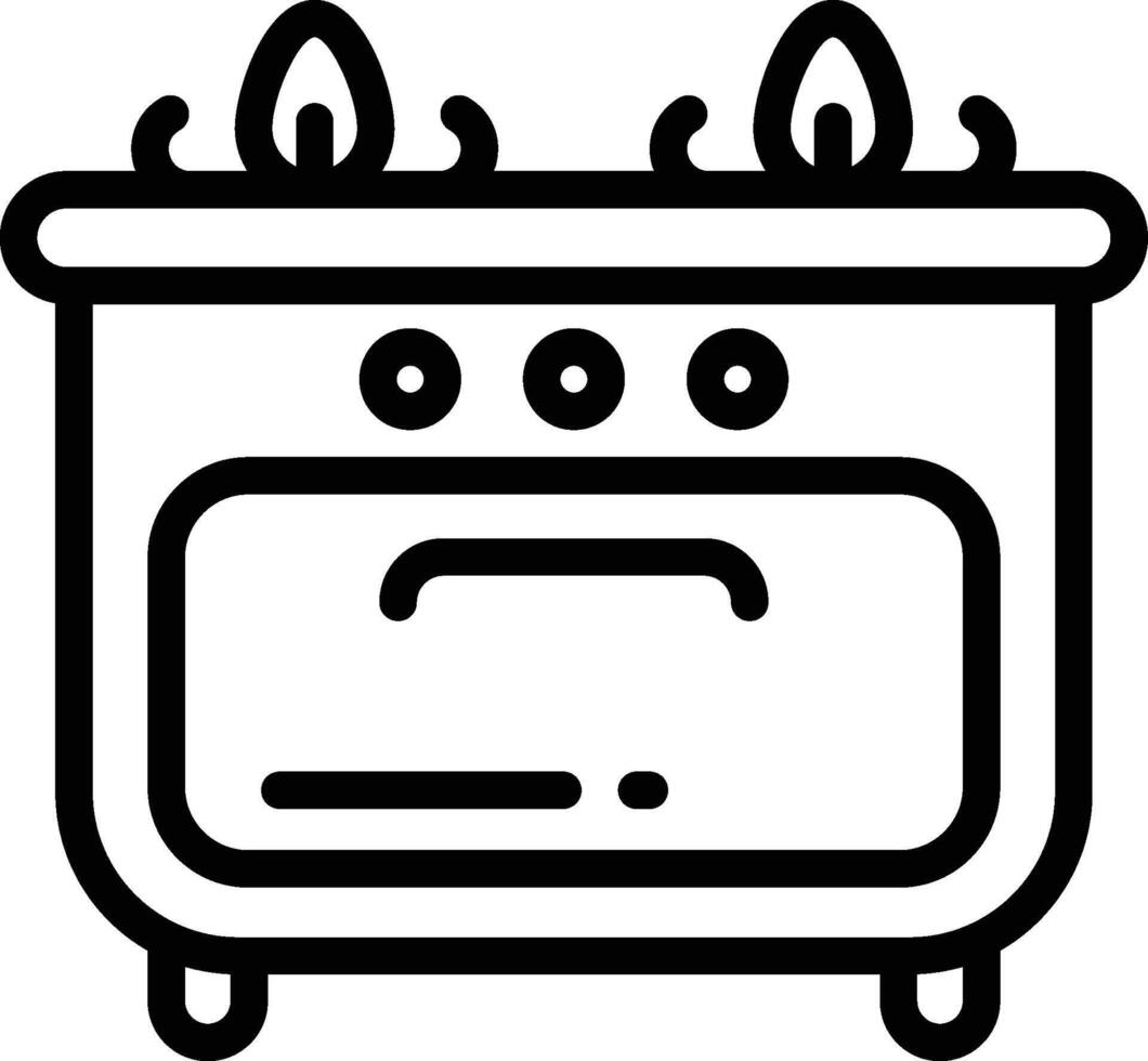 Oven Icon. Wall Oven Icon vector