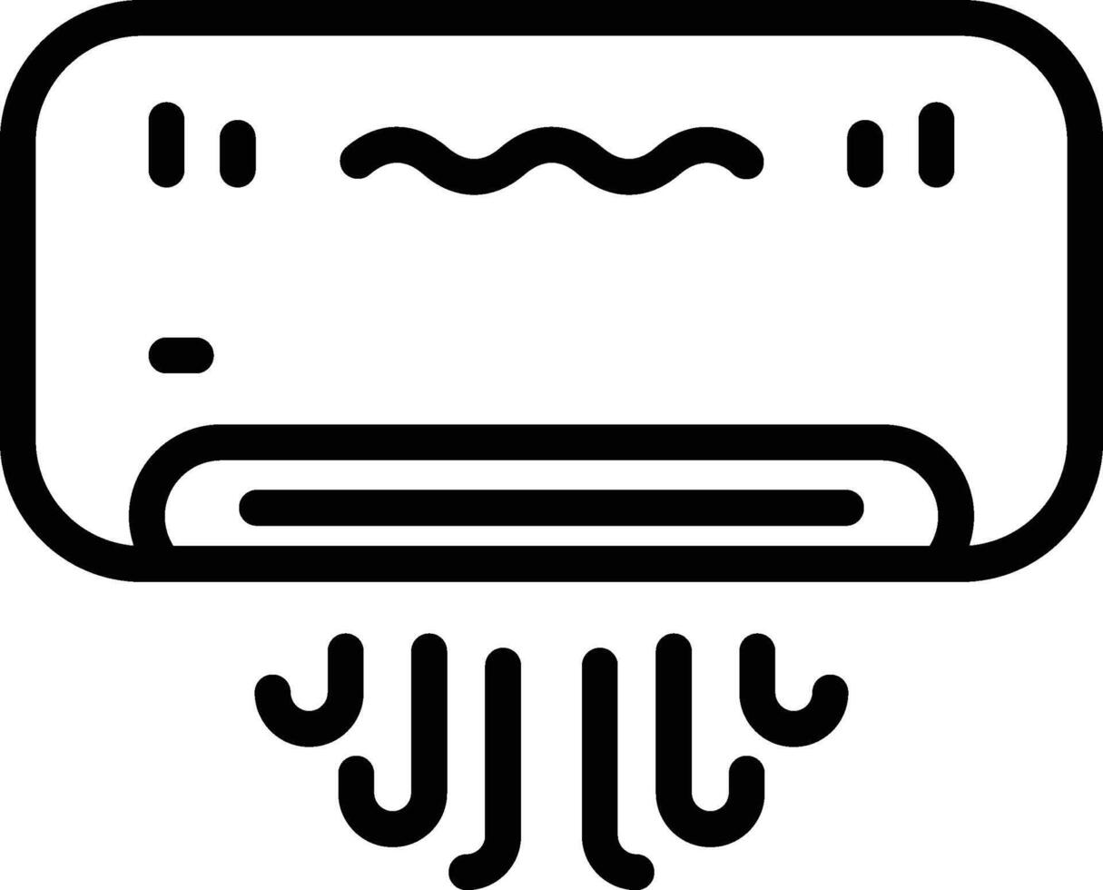Air Conditioner Icon. Split AC Icon vector
